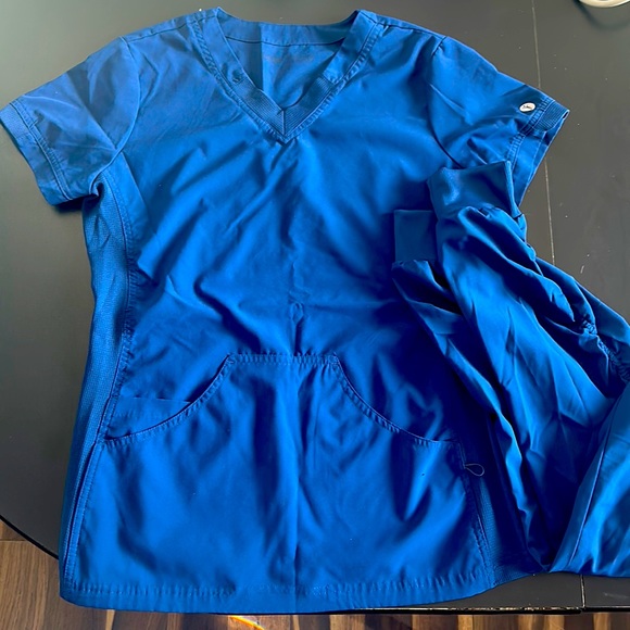 Size small navy blue scrubletics scrubs - Picture 1 of 3